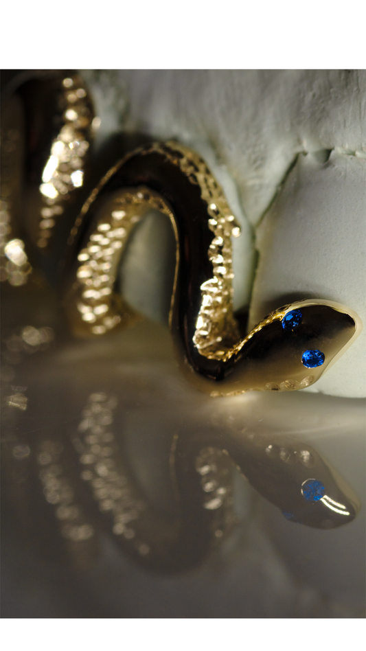 Solid Gold Snake Grillz