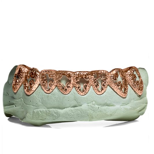 8 Piece Solid Gold Open Face