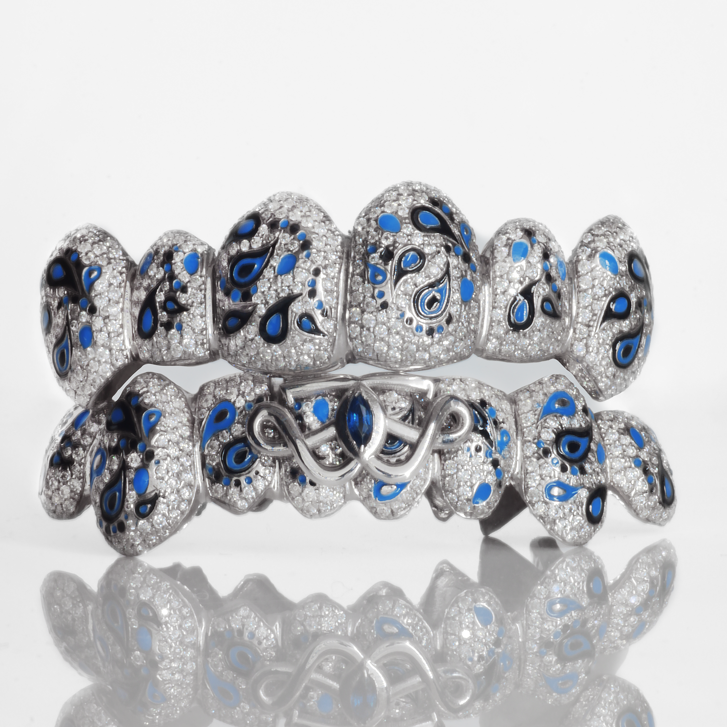 Midnight Paisley Grillz