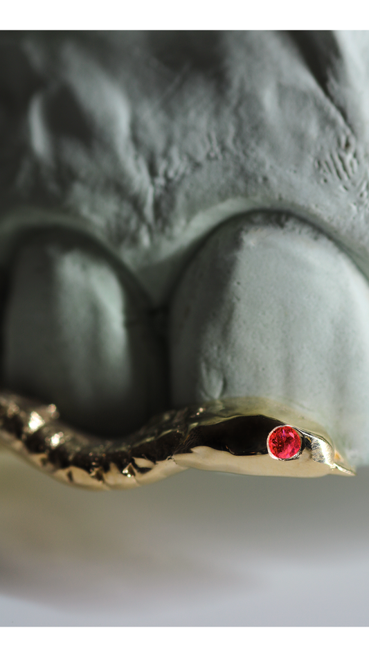 Solid Gold Snake Grillz