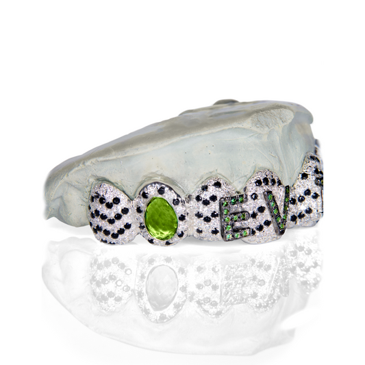 8 Piece Iced Custom "EVIL" Grillz