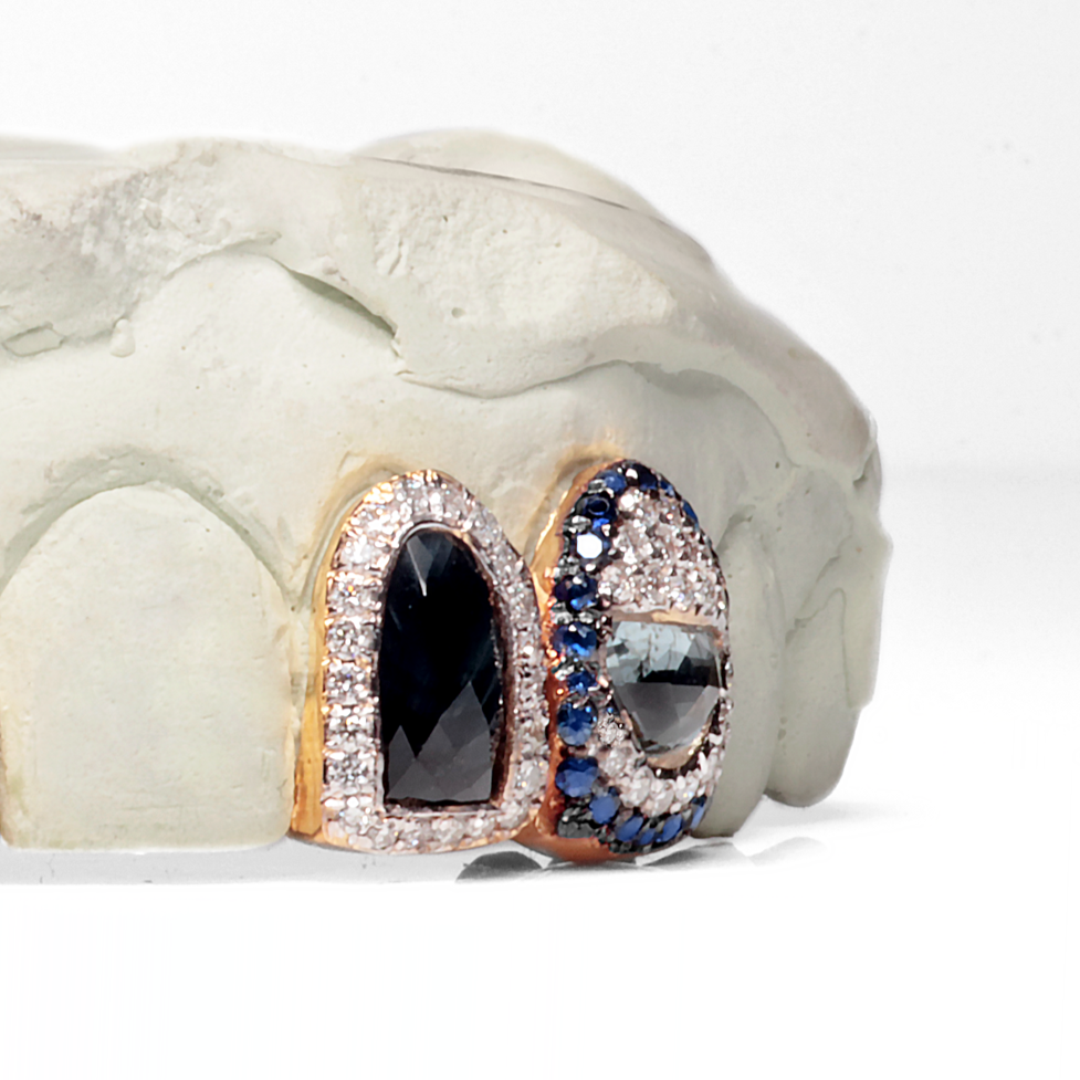 Scorpion Multi Colored Diamond Gemstone Grillz