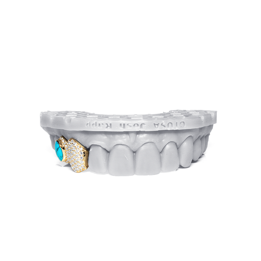 Turquoise Honeycomb GoldGrillz