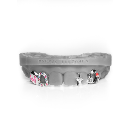 Crystal Candy Letter Grillz