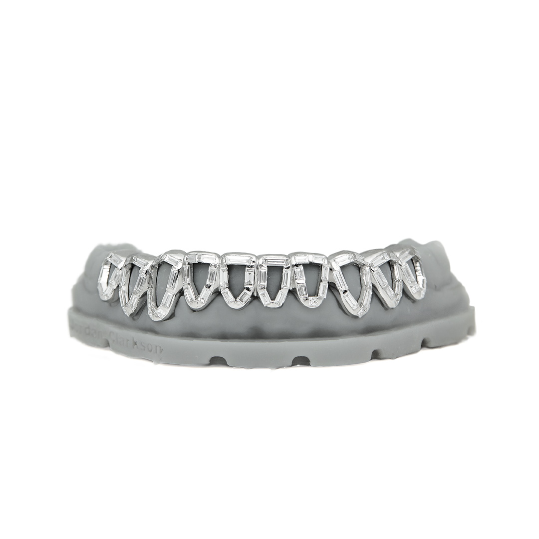 Baguette Diamond Open Face Grillz