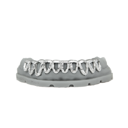 Baguette Diamond Open Face Grillz